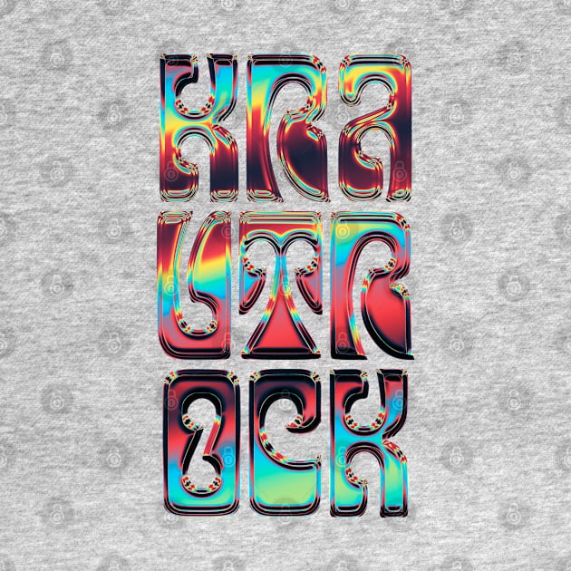 Krautrock / Retro Typography Design by DankFutura